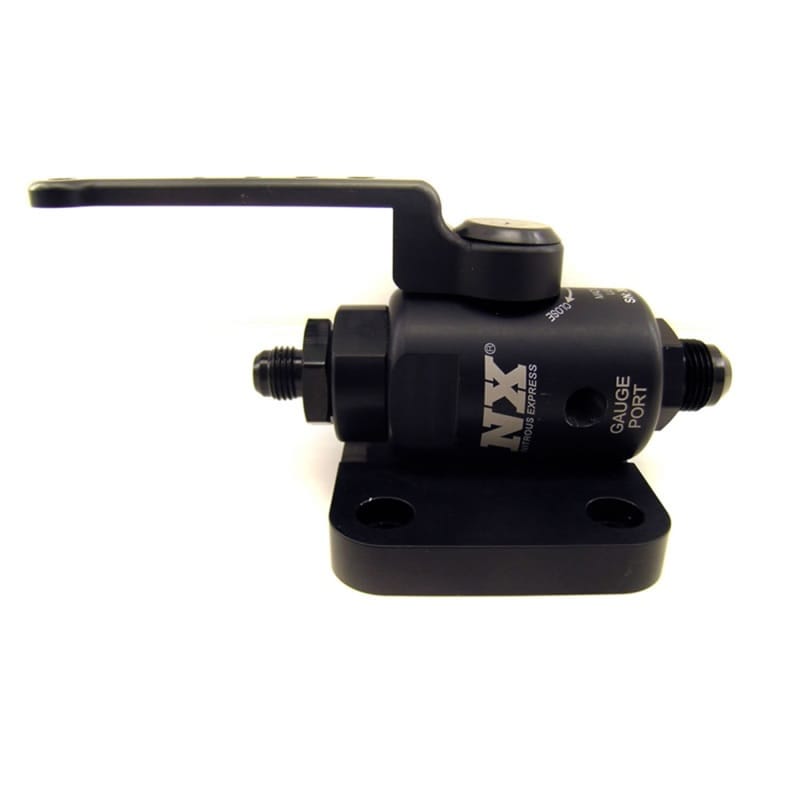 Nitrous Express — Nitrous Express Remote Shutoff Nitrous Valve 4AN Male Inlet and Outlet
Shutoff Valve
N2OSafetyVlv