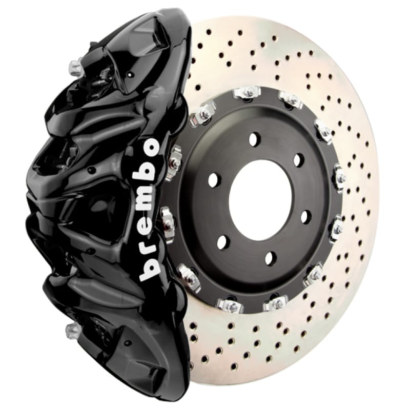 Brembo — Brembo 25+ BMW X3 M50 xDrive (G45) Front GT BBK 8 Piston Cast 412x38 2pc Rotor Drilled - Black