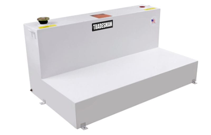 Tradesman — Tradesman Steel L-Shape Liquid Storage Tank (Full Size) - White