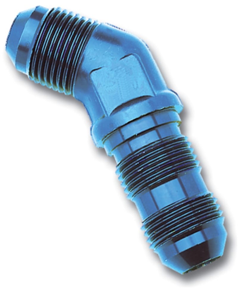 Russell — Russell Performance -8 AN 45 Degree Flare Bulkhead
Adapter Fitting