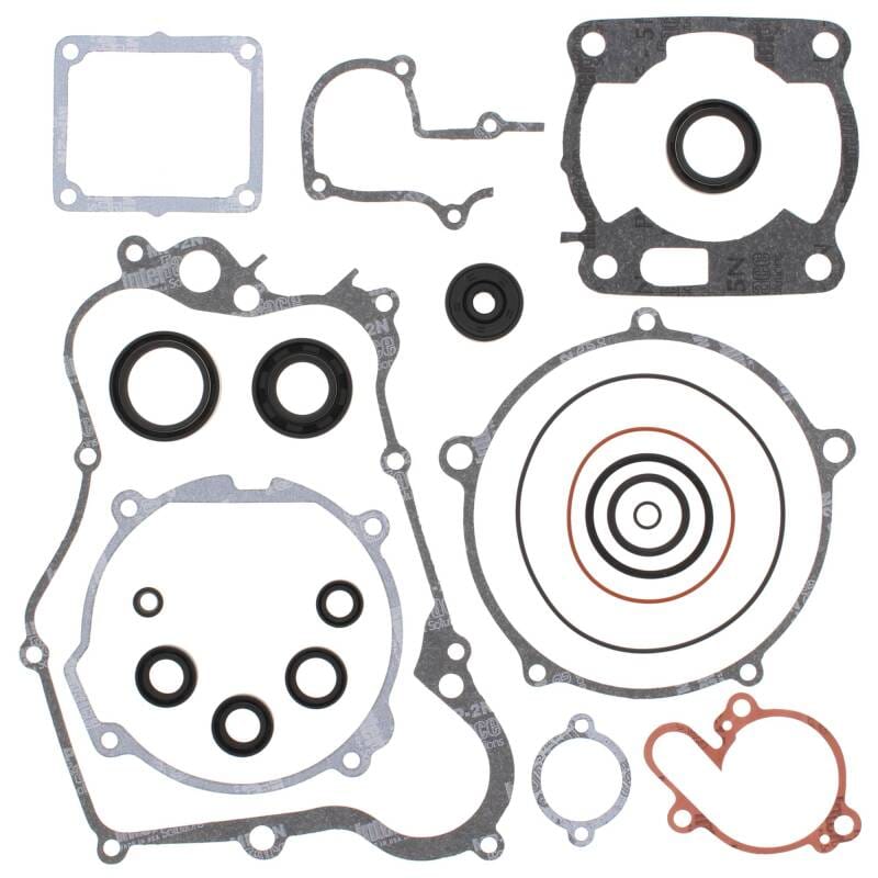 Vertex Pistons — Vertex Gaskets 90-91 Yamaha YZ125 Complete Gasket Kit w/ Oil Seals