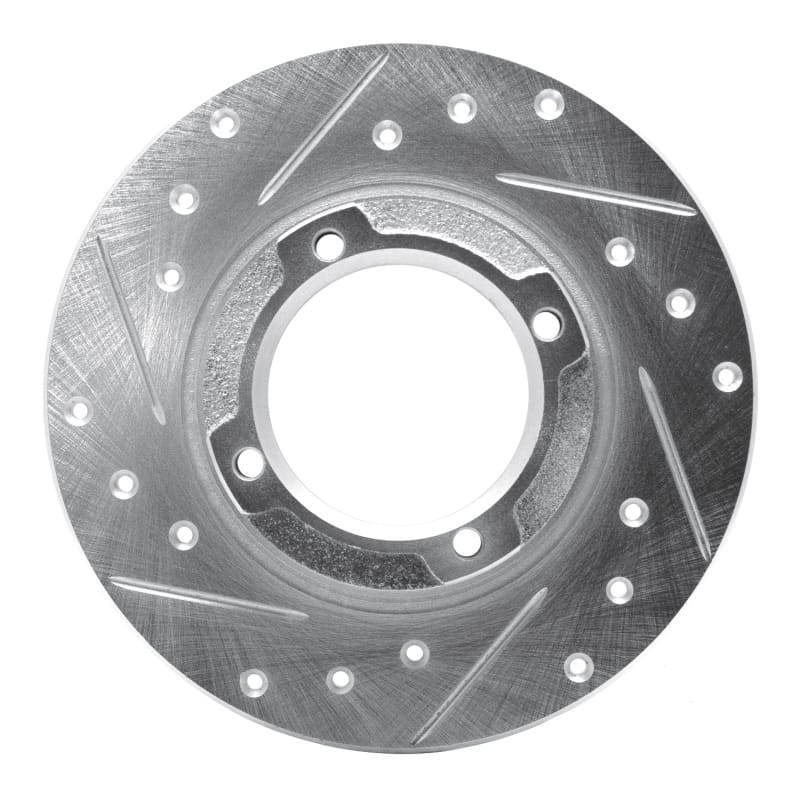 R1 Concepts — R1 85-91 Subaru XT Rear Left Drilled & Slotted Silver Brake Rotor
R1 Brake Rotor Drill