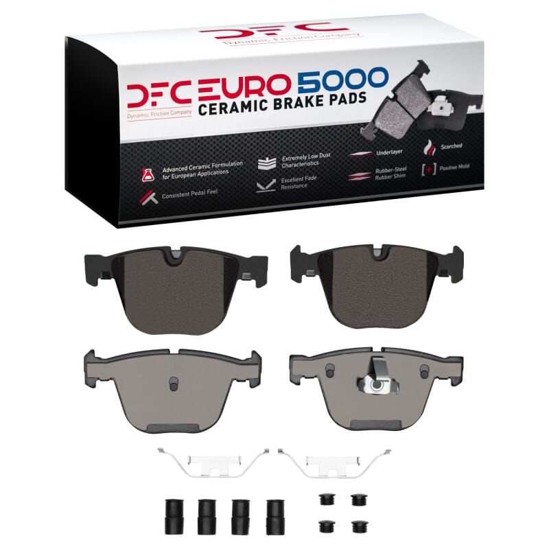 DFC — DFC 02-13 BMW M6 Rear Euro 5000 Ceramic Brake Pads and Hardware Kit
DFC EURO Pads + HW