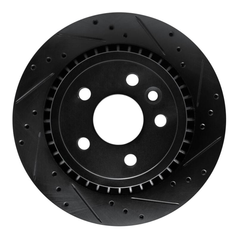 R1 Concepts — R1 10-17 Volvo XC60 Rear Right Drilled & Slotted Black Brake Rotor
R1 Brake Rotor Drill