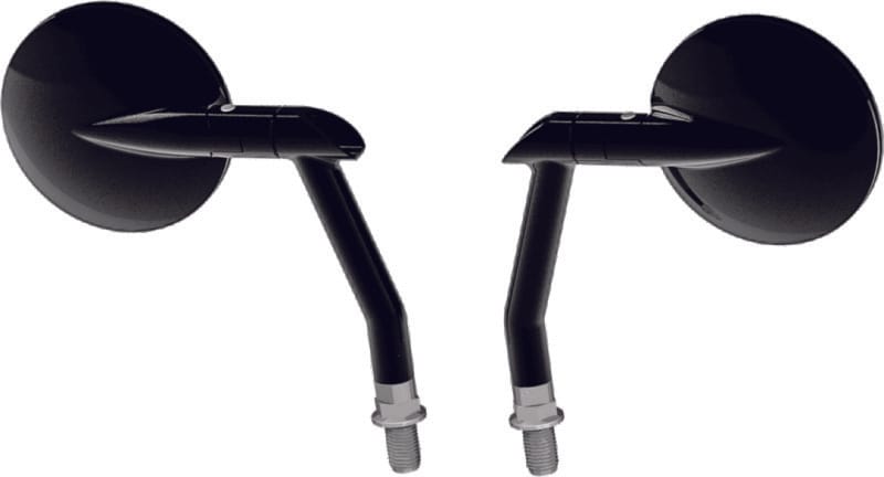 Burly Brand — Burly Brand Hot Rod Mirror Set - Black