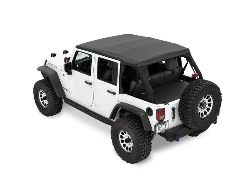Bestop — Bestop 07-18 Jeep Wrangler JK 4-Door Ascent (Black Diamond)