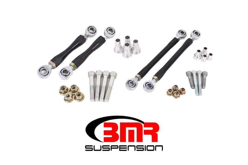 BMR Suspension — BMR 08-17 Challenger Front and Rear Sway Bar End Link Kit - Black