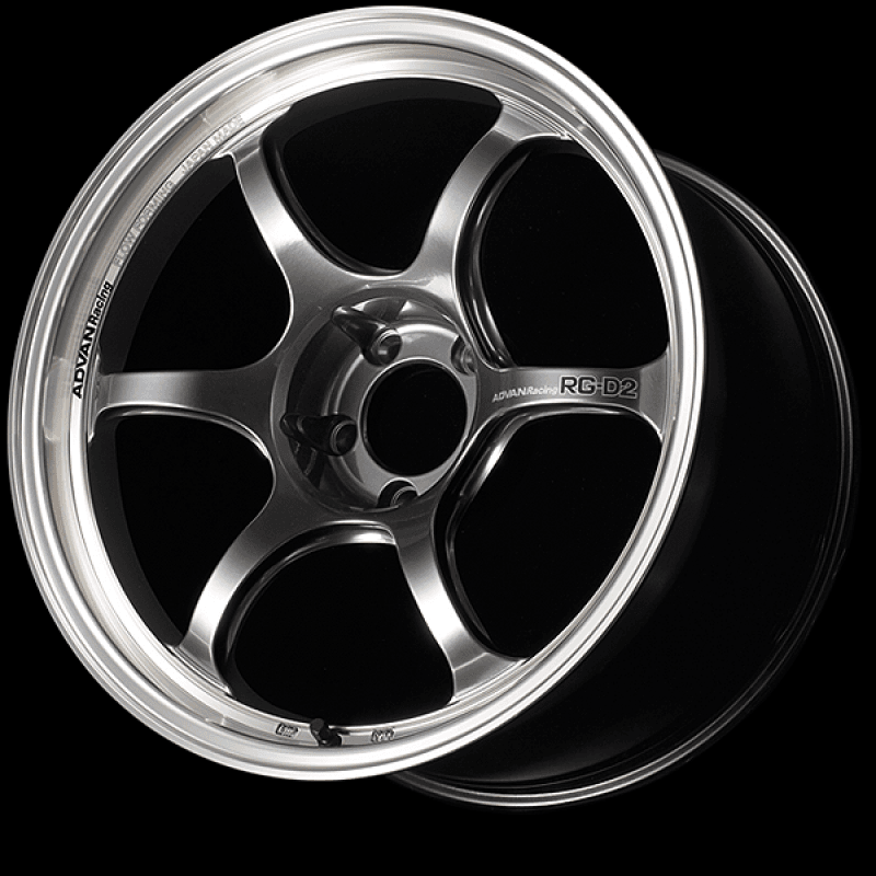 Advan — Advan RG-D2 17x7.5 / +30 Offset / 4x98 / 58mm Bore / Machining and Racing Hyper Black