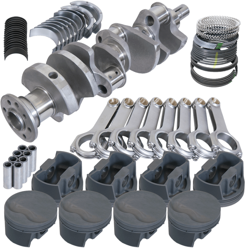 Eagle — Eagle Chrysler 360 4.000in Crank 6.123in H-Beam -5cc Flat Top 4.040in Pistons Rotating Assembly
Competition Assembly