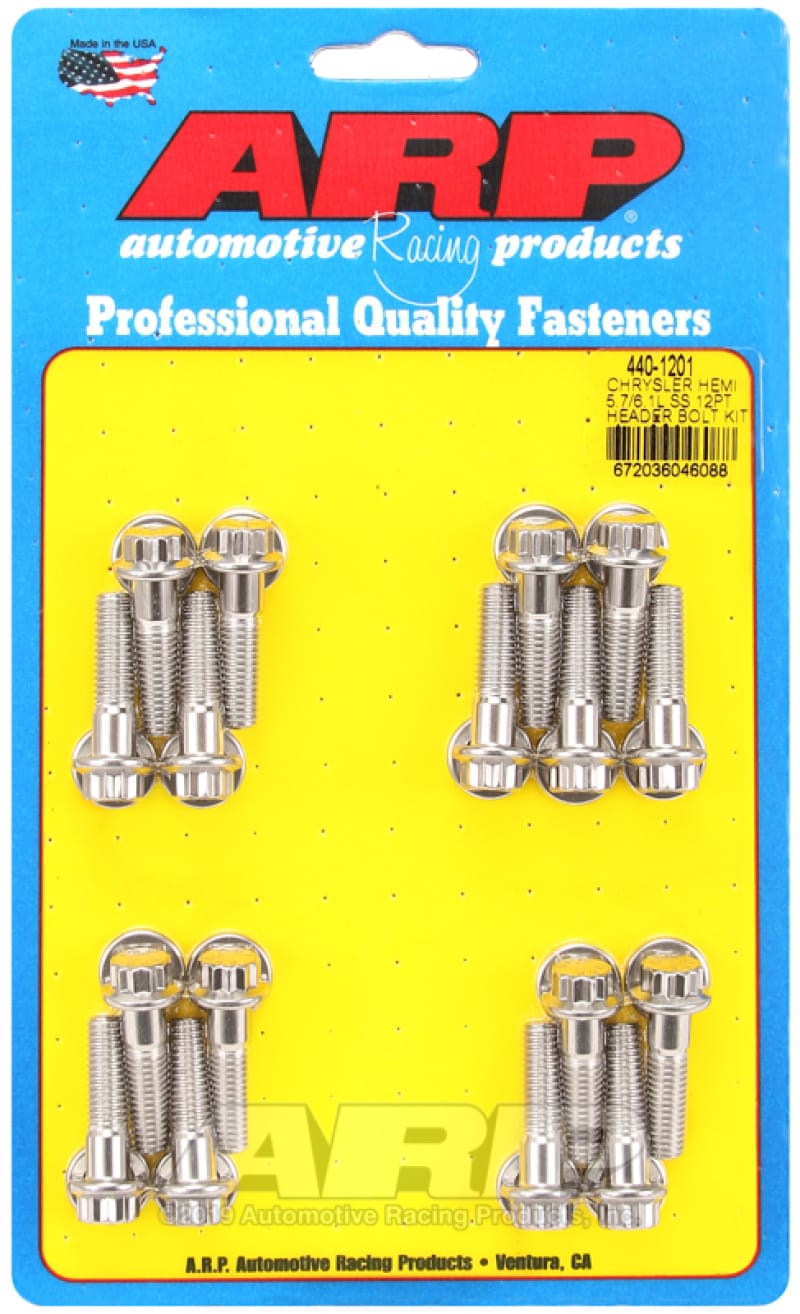ARP — ARP Chrysler Hemi 5.7/6.1L SS 12pt Head Bolt Kit