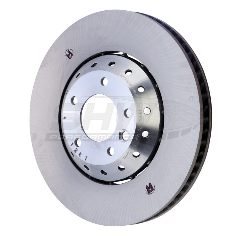 SHW Performance — SHW 15-18 Porsche Cayenne GTS w/19in Wheel w/o Ceramics Right Frt Smooth LW Brake Rotor(95835140450)
