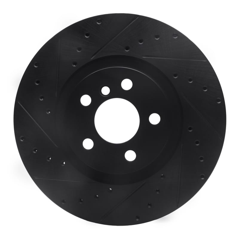 R1 Concepts — R1 15-25 BMW X2 Front Left Drilled & Slotted Black Brake Rotor
R1 Brake Rotor Drill