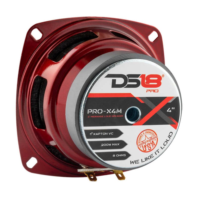 DS18 — DS18 4in 100 Watts RMS 8 ohm Mid-Range Loudspeaker