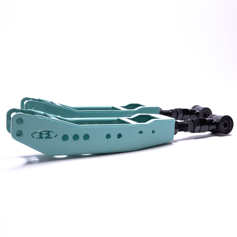 BLOX Racing — BLOX Racing Rear Lower Control Arms - Teal (2013+ Subaru BRZ/Toyota 86 / 2008-2023 Subaru WRX/STI)