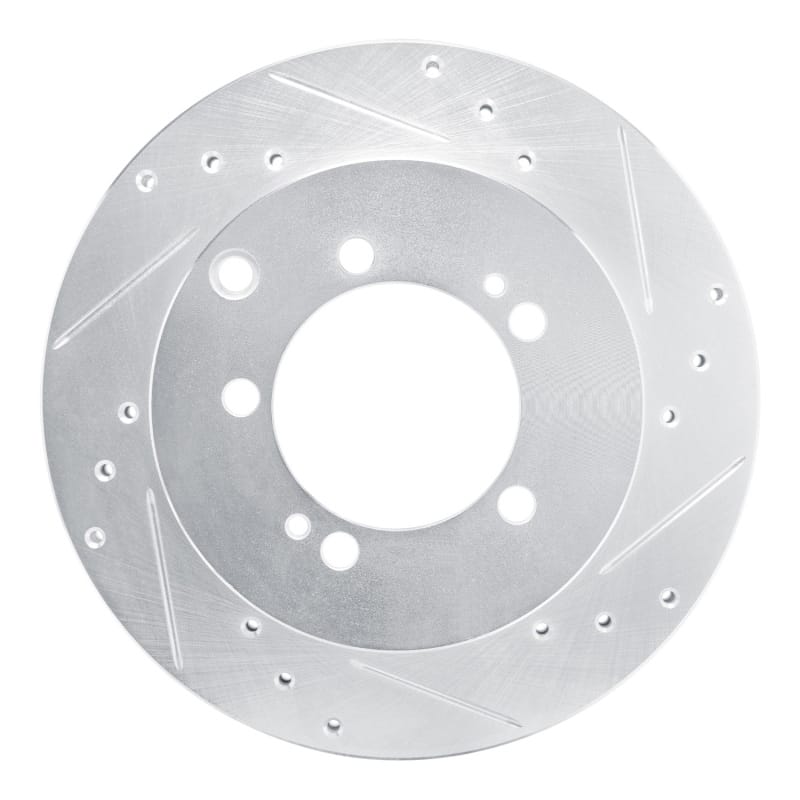 R1 Concepts — R1 92-96 Mitsubishi DIAMANTE Rear Right Drilled & Slotted Silver Brake Rotor
R1 Brake Rotor Drill