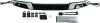 Kuryakyn — Kuryakyn Tracer Windshield Trim 14-Up FLH Models Black