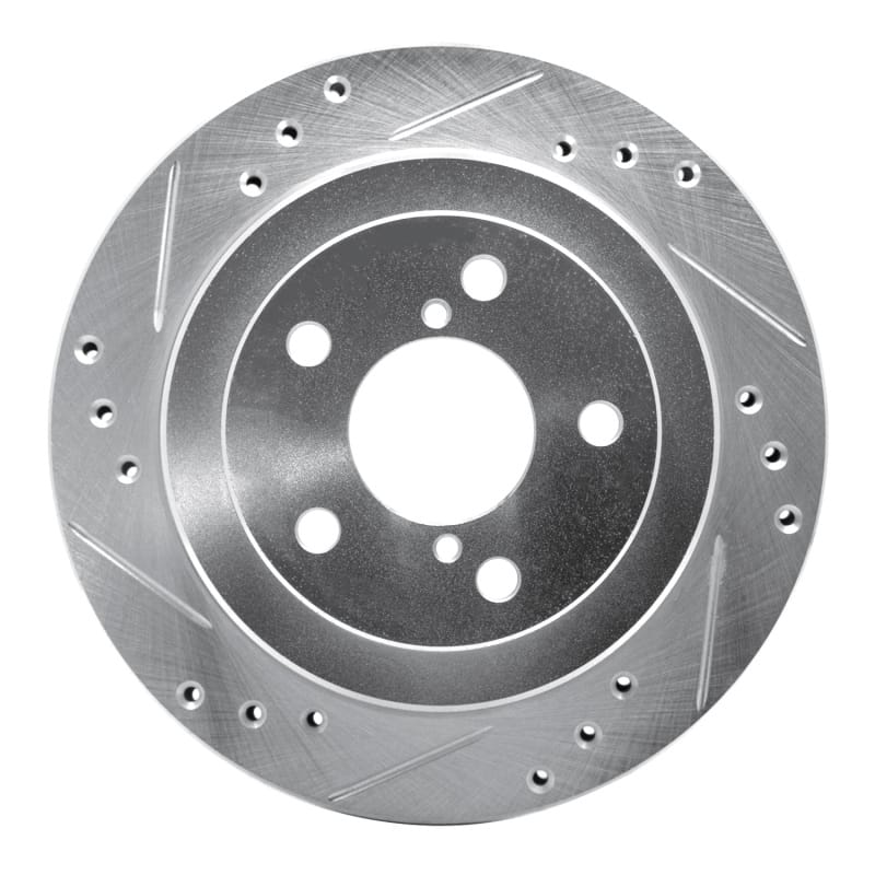 R1 Concepts — R1 90-94 Subaru Legacy Rear Left Drilled & Slotted Silver Brake Rotor
R1 Brake Rotor Drill