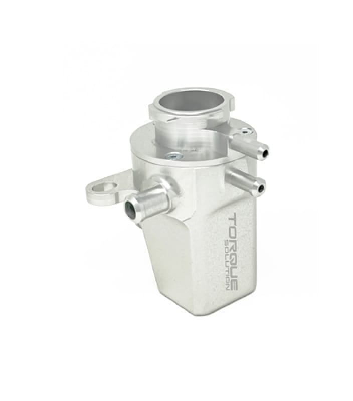Torque Solution — Torque Solution Coolant Expansion Tank: Subaru WRX 02-07 / STI 04-22 / Forester XT 04-08 - Silver