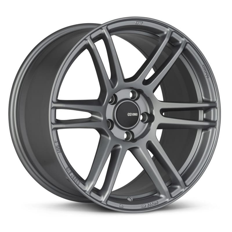 Enkei — Enkei TSR-6 18x8.5 5x114.3 38mm Offset 72.6mm Bore Titanium Gray Wheel