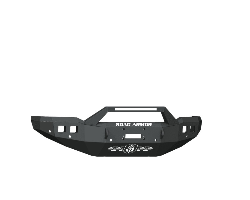Road Armor — Road Armor 19-20 Ram 2500 Stealth Front Winch Bumper w/Pre-Runner Guard/6 Sensor Holes - Blk