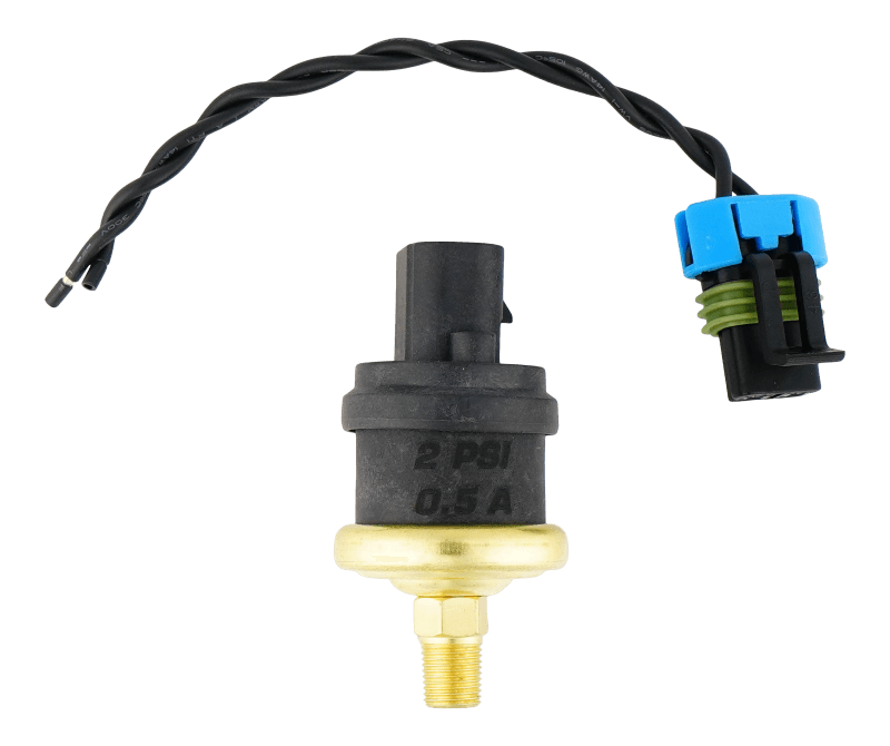 DeatschWerks — DeatschWerks 2psi 1/8th NPT Adjustable (1-3psi) Hobbs Switch with Pigtail (0.5A)
Electronics