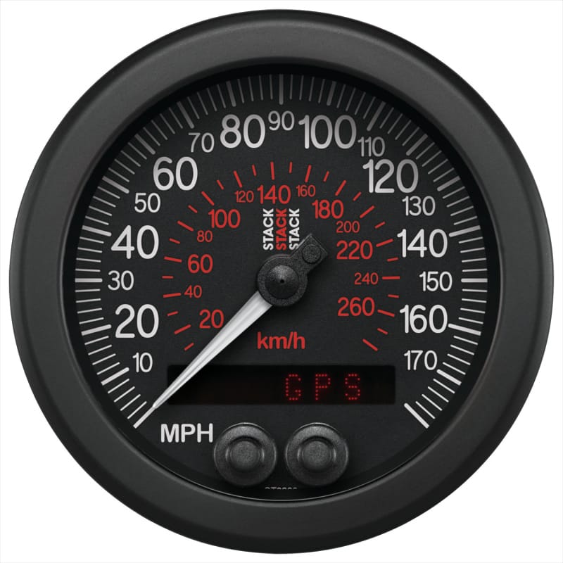 AutoMeter — Autometer Stack Instruments 88mm 0-180 MPH 290 KM/H GPS Speedometer - Black
SPD GPS BLK 180MPH