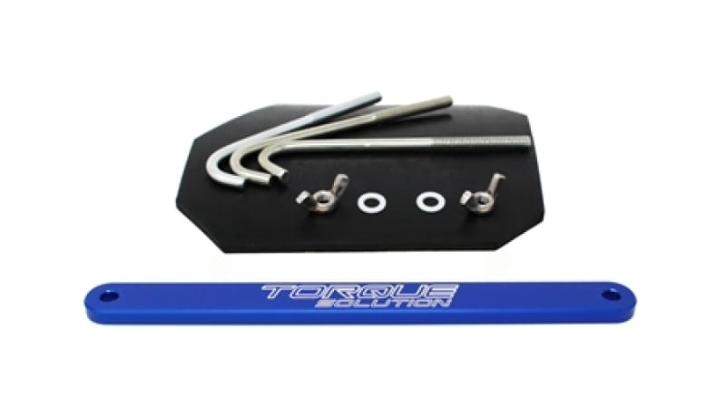 Torque Solution — Torque Solution 02-07 Subaru WRX / 04-07 STi Small Battery Tie Down - Blue