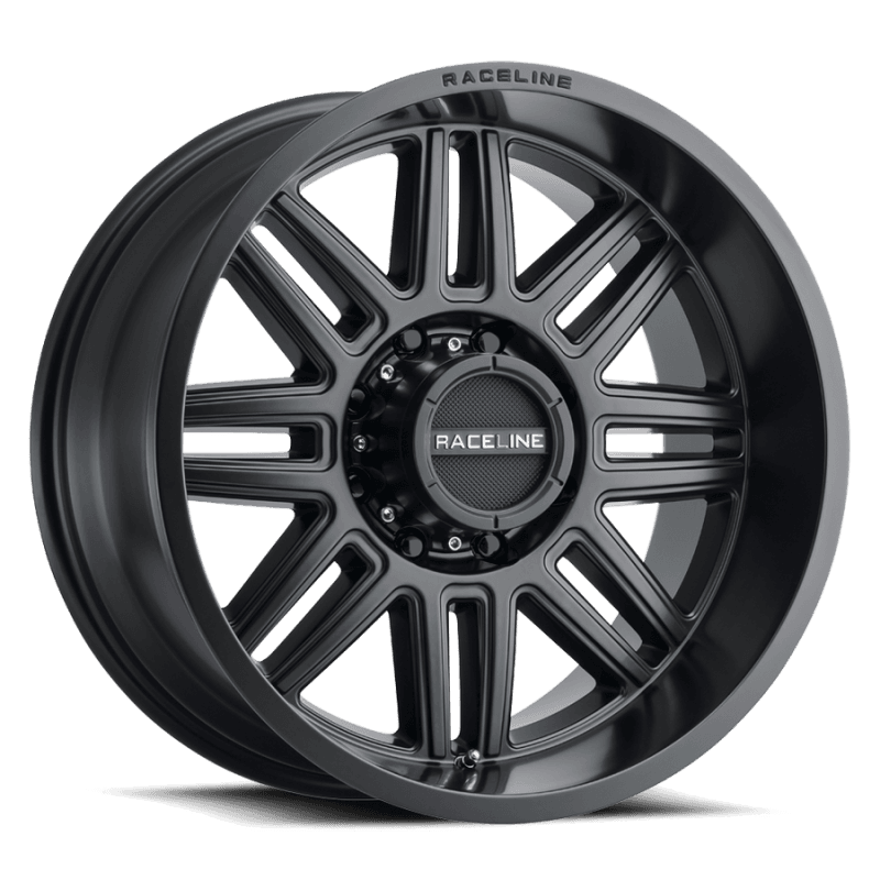 Raceline — Raceline 948B Split 18x9in / 8x165.1 BP / -12mm Offset / 125.2mm Bore - Satin Black Wheel