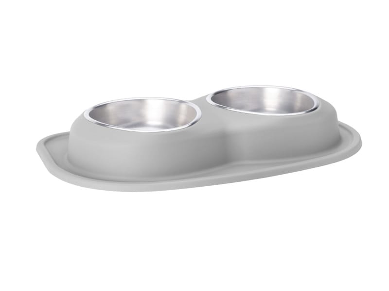 WeatherTech — WeatherTech Pet Feeding System Double Low 64oz 3in. Stainless Bowl - Light Grey
Dog Bowl