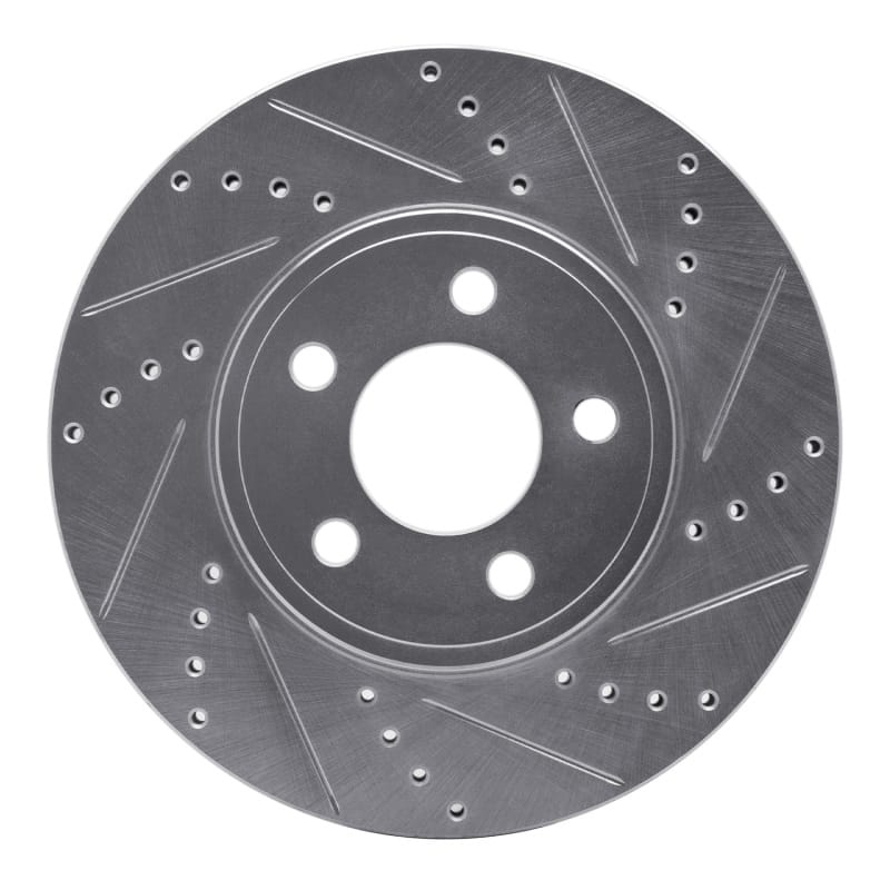 R1 Concepts — R1 03-11 Ford Crown Victoria Front Right Drilled & Slotted Silver Brake Rotor
R1 Brake Rotor Drill