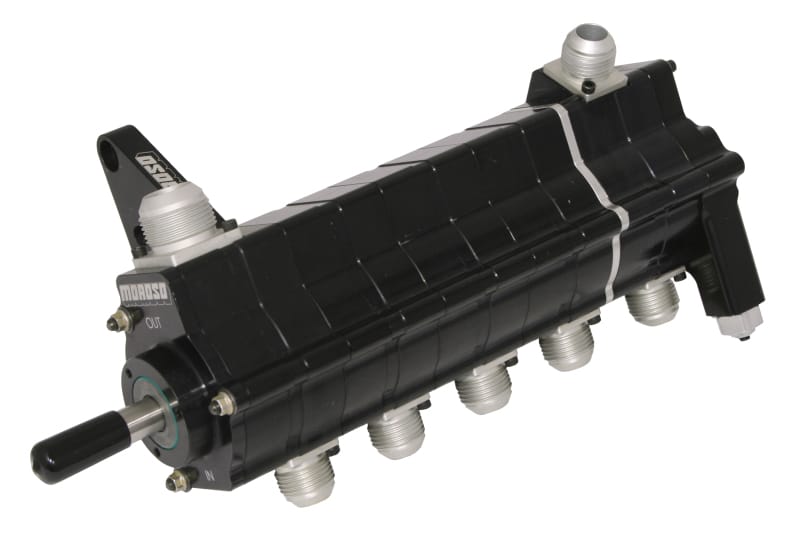 Moroso — Moroso Black Series Dragster 5 Stage Dry Sump Oil Pump - Left Side - 1.100 Pressure