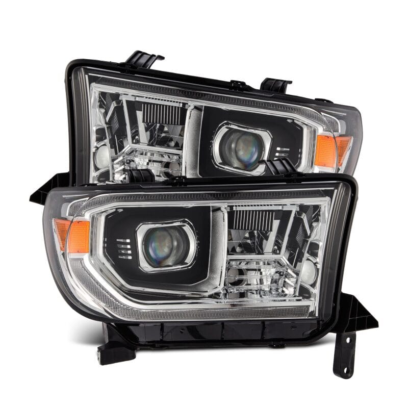 AlphaRex — AlphaRex 07-13 Toyota Tundra / 08-17 Sequoia LUXX LED Proj HL Chrome w/Actv Light / Seq. Sig + DRL
Projector Headlights
