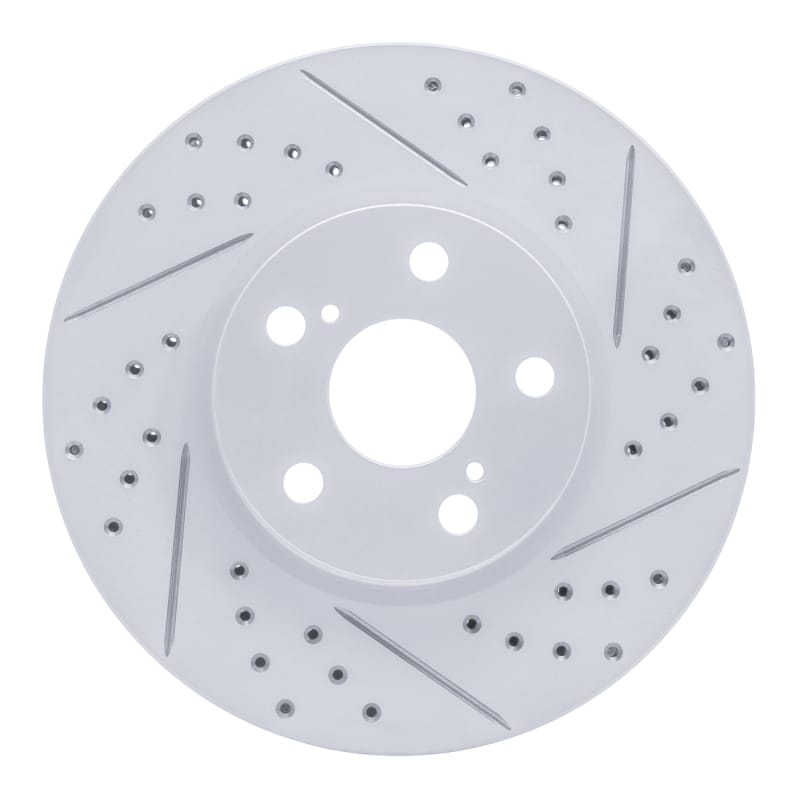 R1 Concepts — R1 08-19 Pontiac Vibe Front Right Drilled & Slotted Geo-Carbon Rotor
