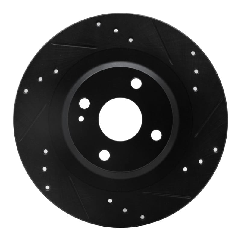 R1 Concepts — R1 2016-2025 Fiat 124 Spider Rear Right Drilled & Slotted Black Brake Rotor
R1 Brake Rotor Drill
