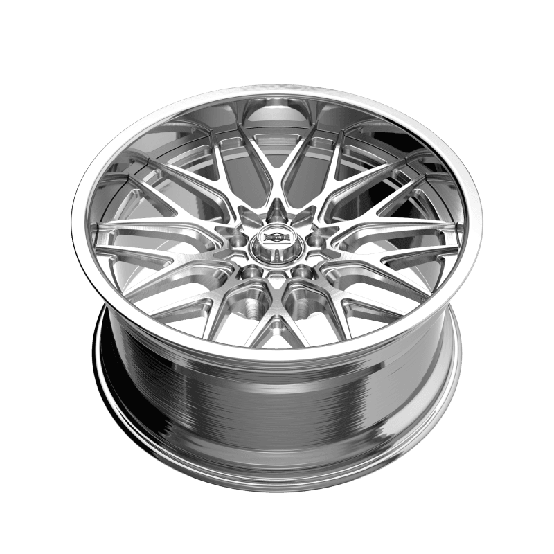 Ridler Wheels — Ridler 681 22x10.5 / 5x127 BP / 10mm Offset / 83.82mm Hub Brushed w/ Polished Lip Wheel
RIDLER 681