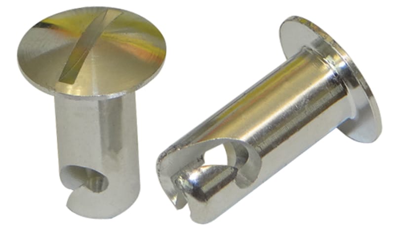 Moroso — Moroso Quick Fastener - Oval Head - 5/16in x .550in - Aluminum - 10 Pack