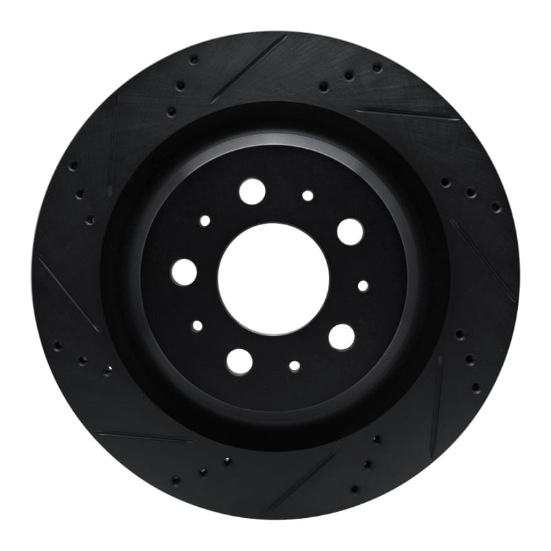 R1 Concepts — R1 2017-2025 Tesla Model 3 Rear Left Drilled & Slotted Black Brake Rotor
R1 Brake Rotor Drill