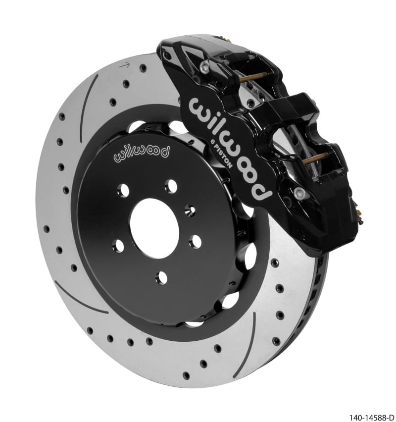 Wilwood — Wilwood AERO6 Front Kit 15.00in BBK - 08-12 Audi A4/A5/S5 - Drilled & Slotted Rotor
BRAKE KIT