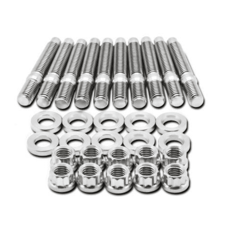 BLOX Racing — BLOX Racing SUS303 Stainless Steel Intake Manifold Stud Kit M8 x 1.25mm 55mm in Length - 8-piece