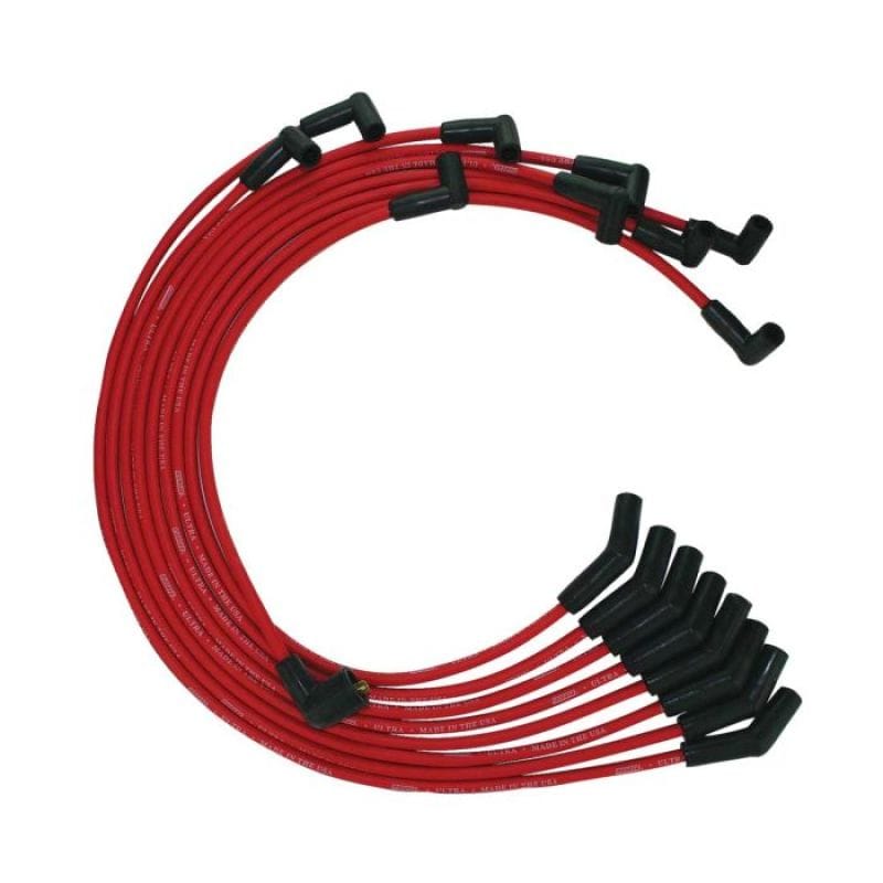 Moroso — Moroso Ford 351C/390/429/460 HEI 135 Boots Ultra Spark Plug Wire Set - Red