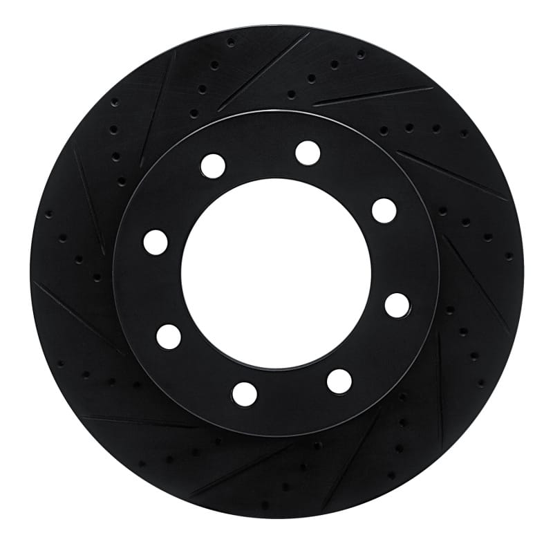 R1 Concepts — R1 12-25 Ford F-350 Super Duty 4WD Front Left Drilled & Slotted Black Brake Rotor
R1 Brake Rotor Drill