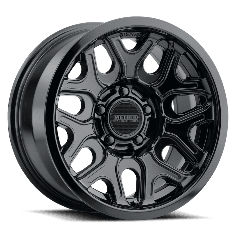 Method Wheels — Method MR322 20x10 -18mm Offset 8x180 BP 130.81mm CB Gloss Black Wheel