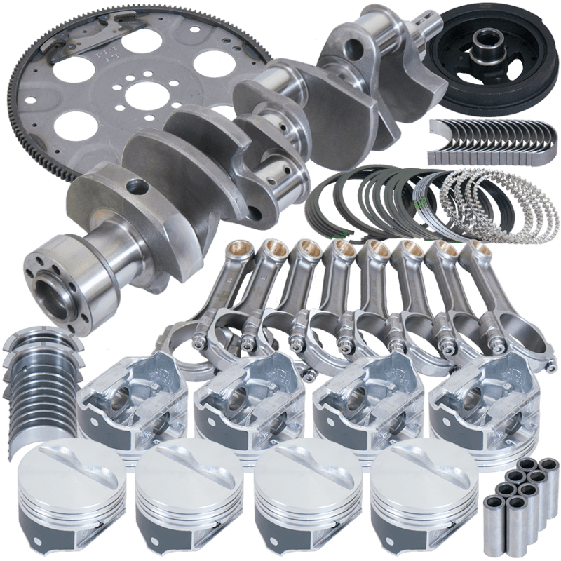Eagle — Eagle Chevy 350 1Pc 3.750in Crank 5.700in I-Beam Rods 4.060in Pistons 153 Tooth FP Balanced Assembly
Bal Street Perf Assy