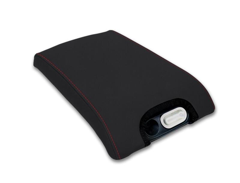 PRP Seats — PRP 10-14 Ford Raptor Center Console Cover - Black with Red Stitch