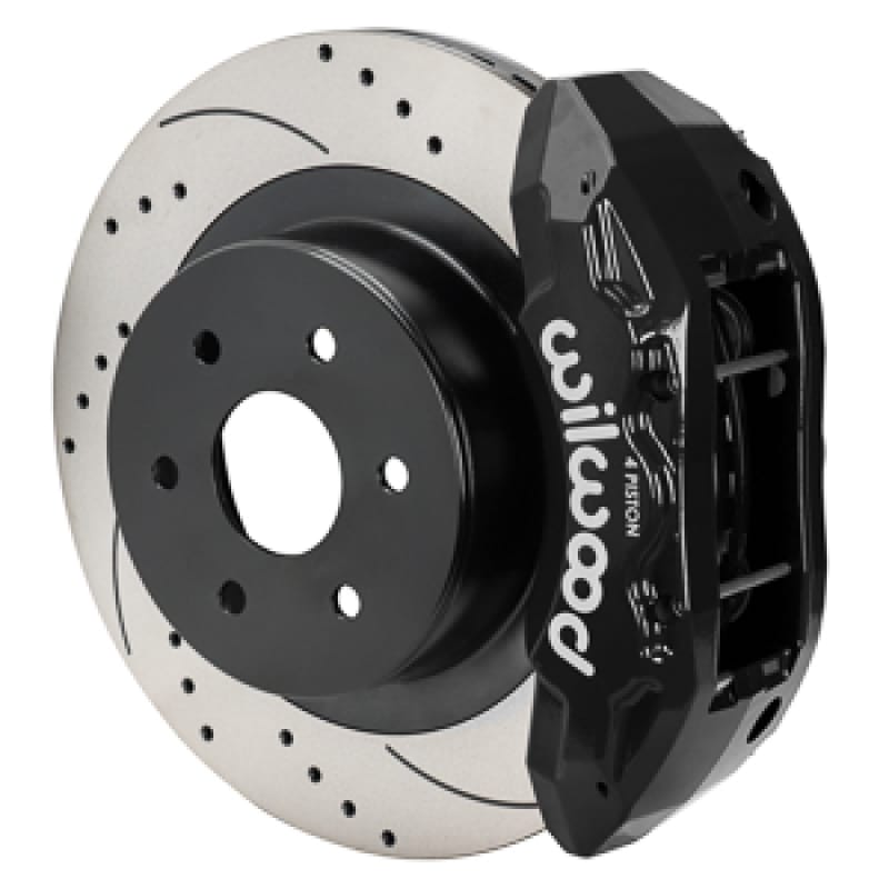 Wilwood — Wilwood 99-18 Chevy Silverado/GMC Sierra 16x1.25 Drilled & Slotted Rotor TX4R 4 Piston Rear Brake Ki