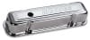 Moroso — Moroso Pontiac 301-455 Valve Cover - w/Baffles - Stamped Steel Chrome Plated - Pair