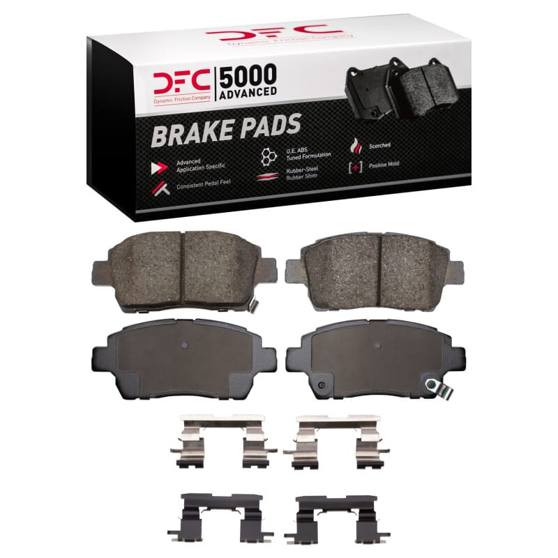 DFC — DFC 00-00 Toyota Celica Front 5000 Advanced Ceramic Brake Pads and Hardware Kit
DFC Brake Pad Set