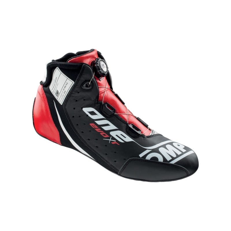 OMP — OMP One Evo X R Shoes Black/Silver/Red - Size 46 (Fia 8856-2018)