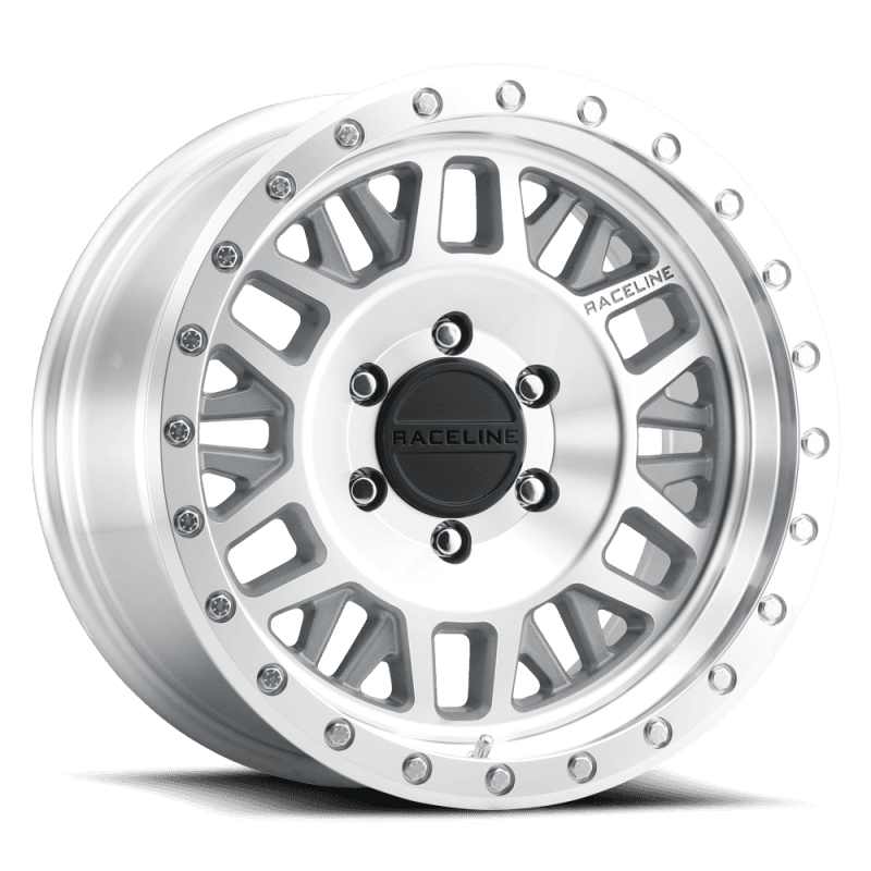 Raceline — Raceline 951MC Ryno 16x8in / 5x114.3 BP / 0mm Offset / 72.62mm Bore - Machined Wheel