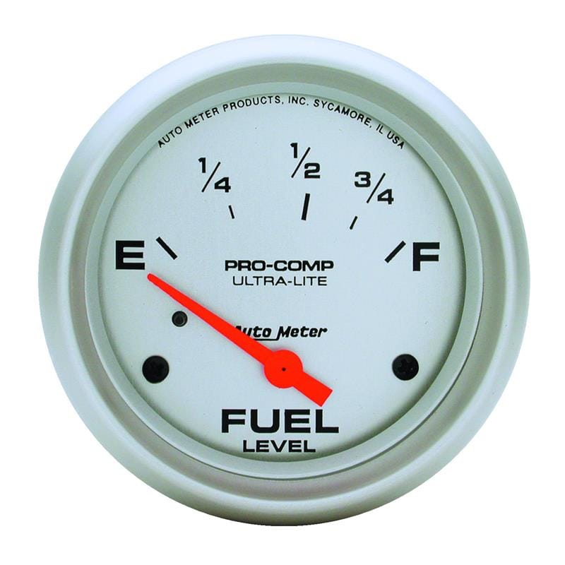 AutoMeter — GAUGE, FUEL LEVEL, 2 5/8" , 73OE TO 10OF, ELEC, ULTRA-LITE